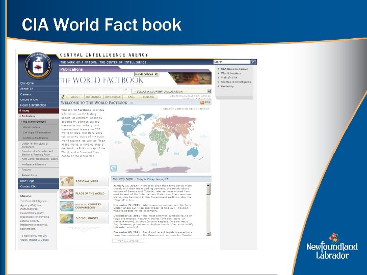 CIA World Fact book 