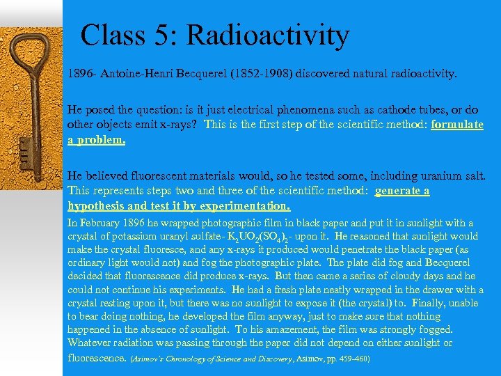 Classroom Notes For Radiation And Life 98 101