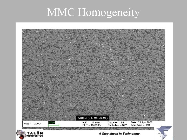 MMC Homogeneity 