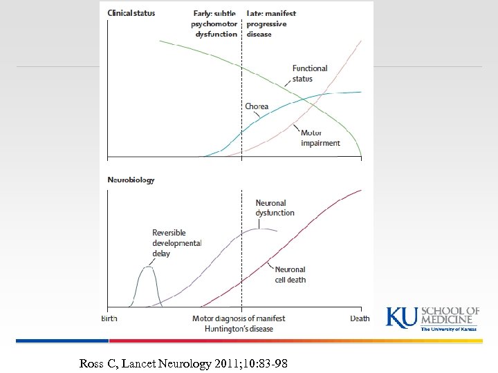 Ross C, Lancet Neurology 2011; 10: 83 -98 
