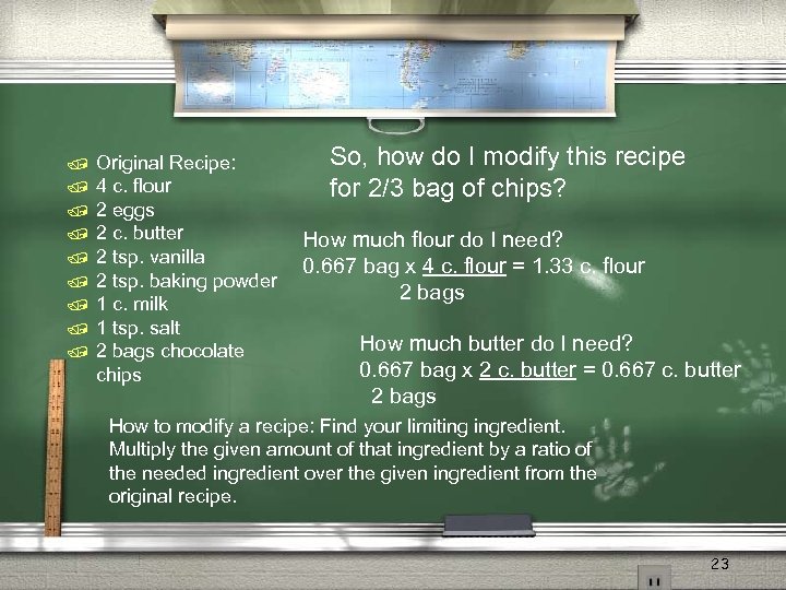 / / / / / Original Recipe: 4 c. flour 2 eggs 2 c.