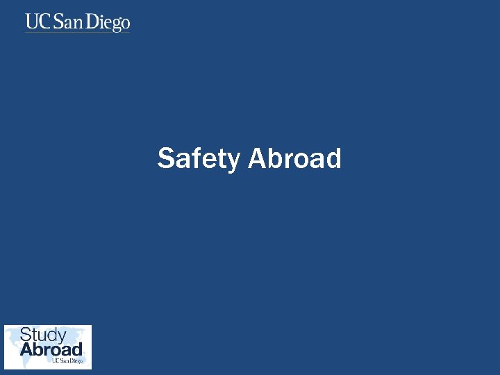 Safety Abroad 