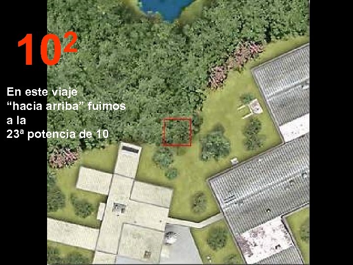 2 10 En este viaje “hacia arriba” fuimos a la 23ª potencia de 10
