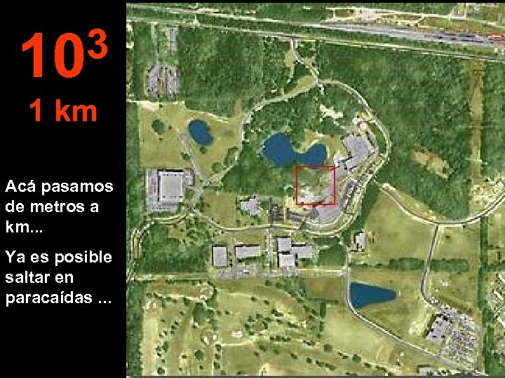 3 10 1 km Acá pasamos de metros a km. . . Ya es