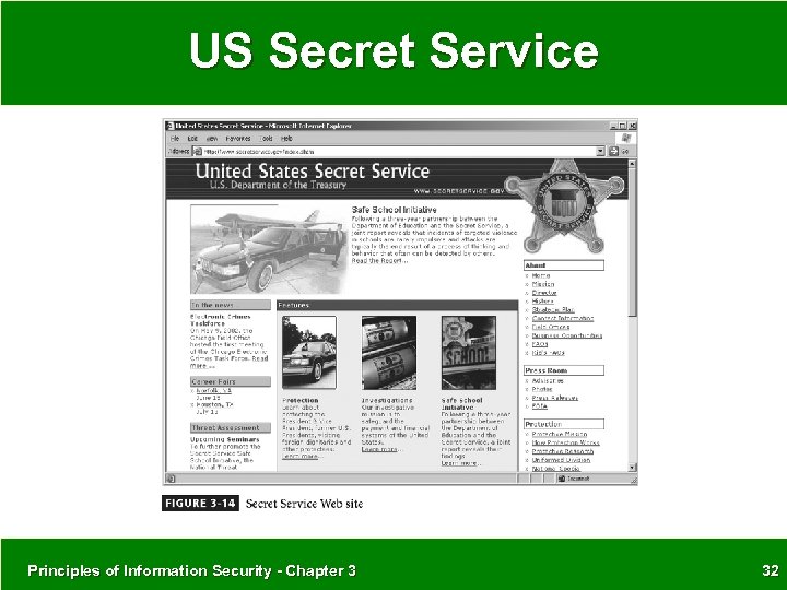 US Secret Service Principles of Information Security - Chapter 3 32 