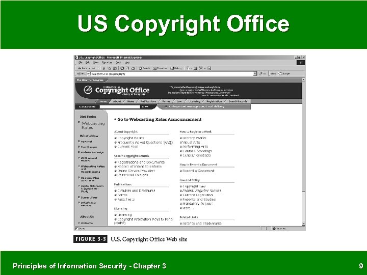US Copyright Office Principles of Information Security - Chapter 3 9 