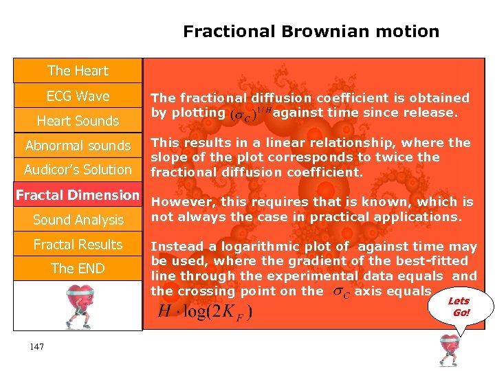 Fractional Brownian motion The Heart ECG Wave Heart Sounds Abnormal sounds Audicor’s Solution The
