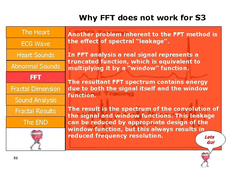 Why FFT does not work for S 3 The Heart ECG Wave Heart Sounds