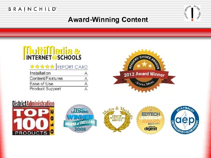 Award-Winning Content 