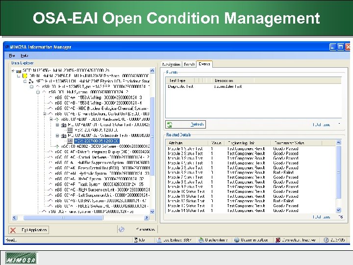 OSA-EAI Open Condition Management 