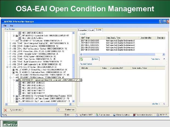 OSA-EAI Open Condition Management 