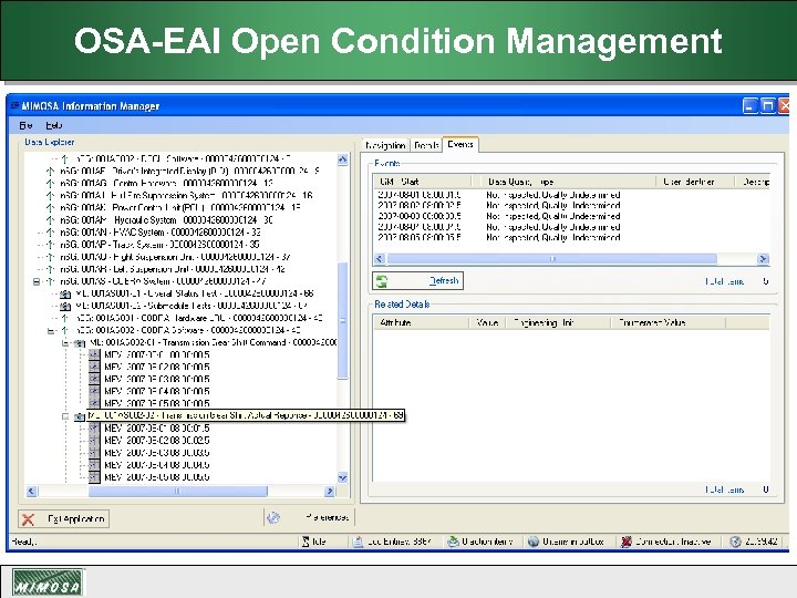 OSA-EAI Open Condition Management 