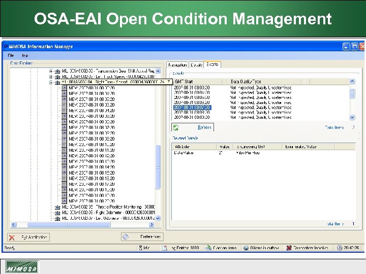 OSA-EAI Open Condition Management 