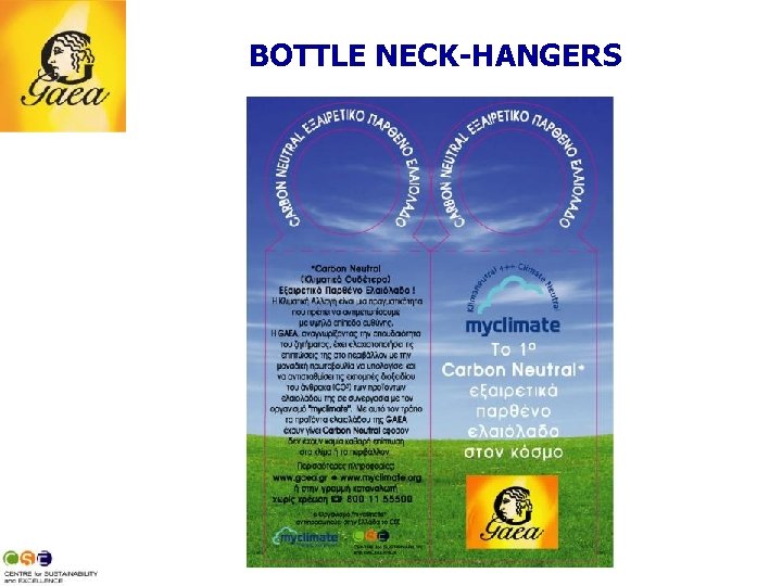 BOTTLE NECK-HANGERS 