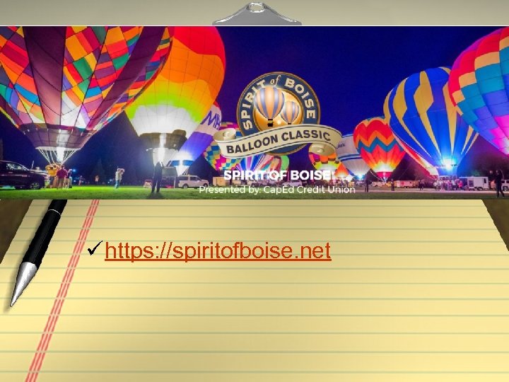 ü https: //spiritofboise. net 