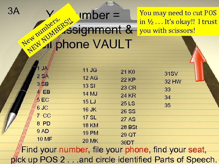 3 A Yer number = , rs S!! be ER seat. Bassignment & um