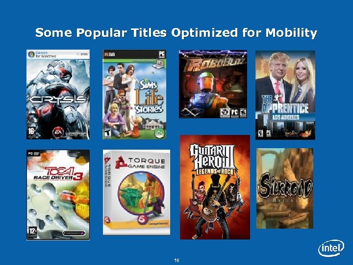 Some Popular Titles Optimized for Mobility 18 