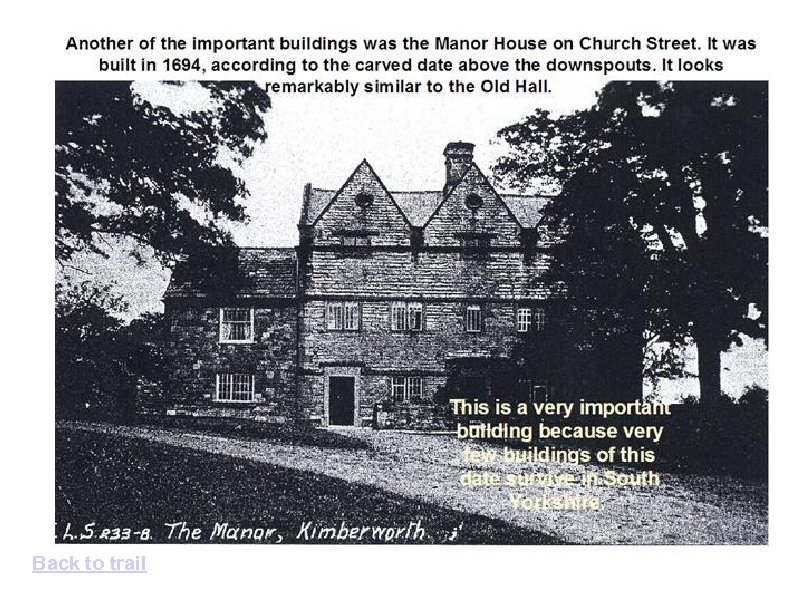 This is a very important building because very few buildings of this date survive