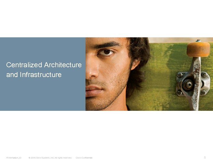 Centralized Architecture and Infrastructure Presentation_ID © 2006 Cisco Systems, Inc. All rights reserved. Cisco