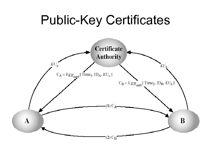 Public-Key Certificates 