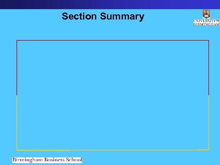 Section Summary 
