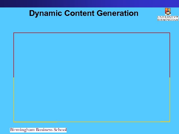 Dynamic Content Generation 