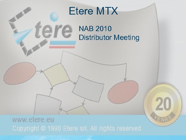 Etere MTX NAB 2010 Distributor Meeting 