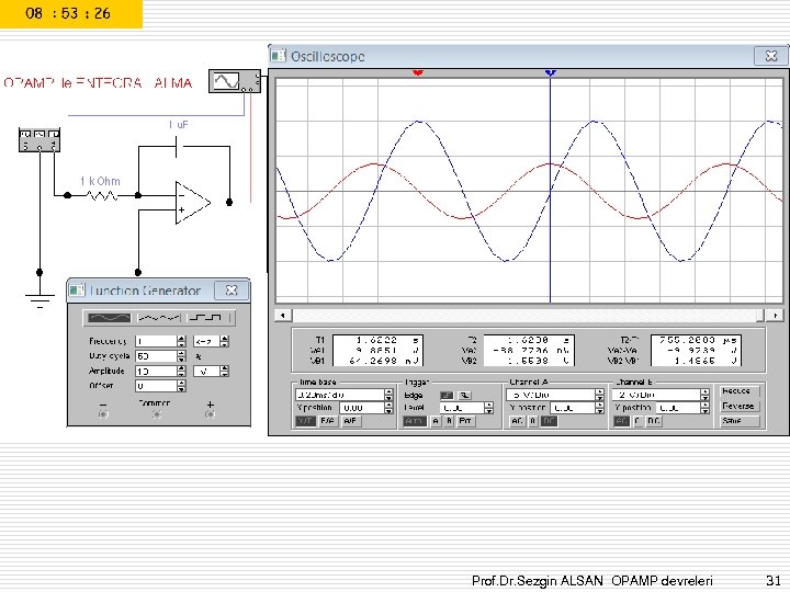 Prof. Dr. Sezgin ALSAN OPAMP devreleri 31 