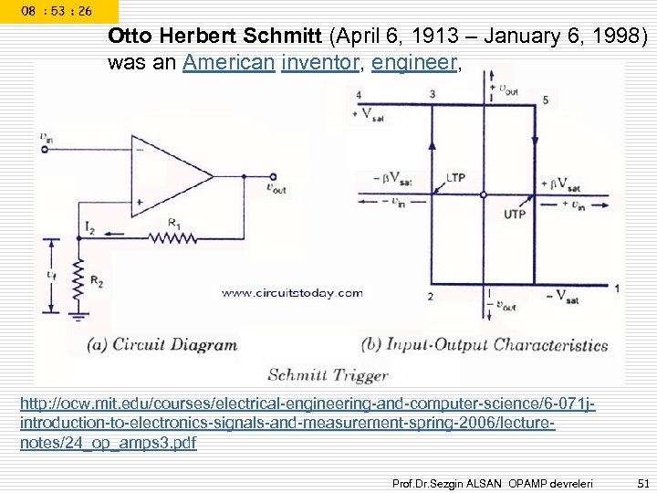 Otto Herbert Schmitt (April 6, 1913 – January 6, 1998) was an American inventor,