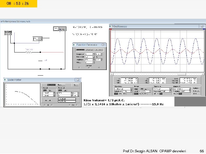 Prof. Dr. Sezgin ALSAN OPAMP devreleri 66 
