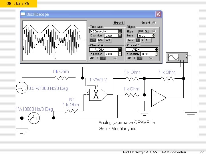 Prof. Dr. Sezgin ALSAN OPAMP devreleri 77 