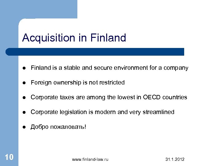 Practical approach to mergers and acquisitions in Finland