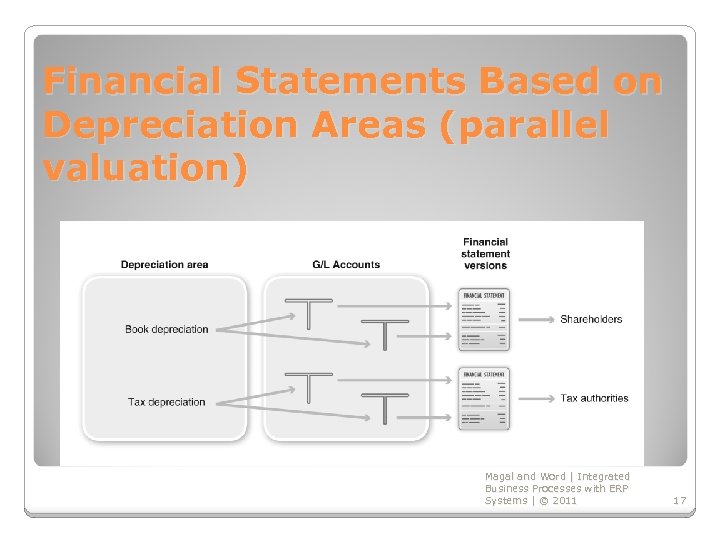 Financial Statements Based on Depreciation Areas (parallel valuation) Magal and Word | Integrated Business