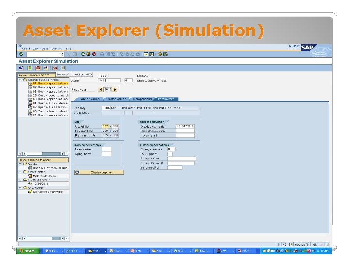 Asset Explorer (Simulation) 