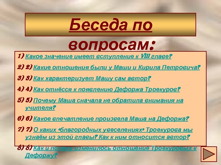 Пересказ 2 главы дубровского