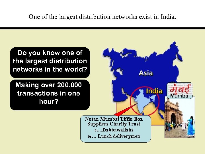 One of the largest distribution networks exist in India. Do you know one of