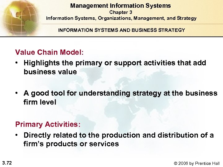 Management Information Systems Chapter 3 Information Systems, Organizations, Management, and Strategy INFORMATION SYSTEMS AND