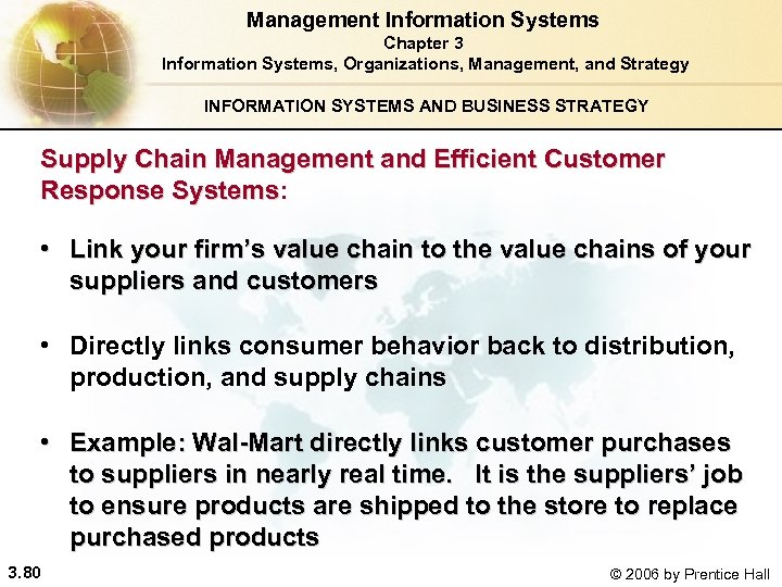 Management Information Systems Chapter 3 Information Systems, Organizations, Management, and Strategy INFORMATION SYSTEMS AND