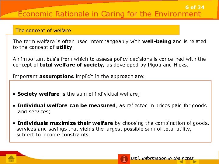 6 of 34 Economic Rationale in Caring for the Environment 6 of 15 The