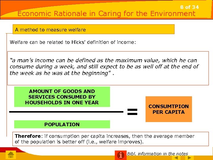 8 of 34 Economic Rationale in Caring for the Environment 8 of 15 A