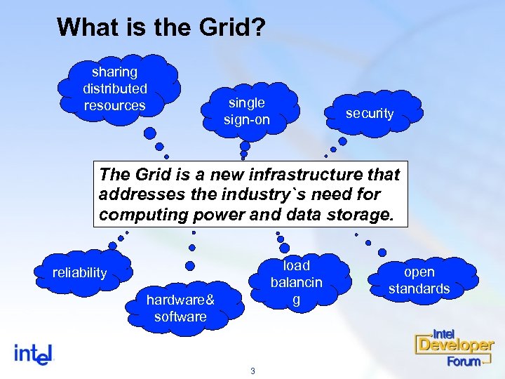 What is the Grid? sharing distributed resources single sign-on security The Grid is a