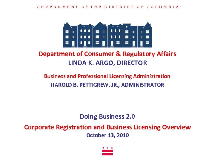 G O V E R N M E N T O F T H