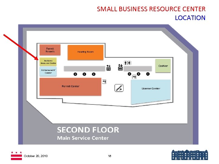 SMALL BUSINESS RESOURCE CENTER LOCATION October 20, 2010 18 