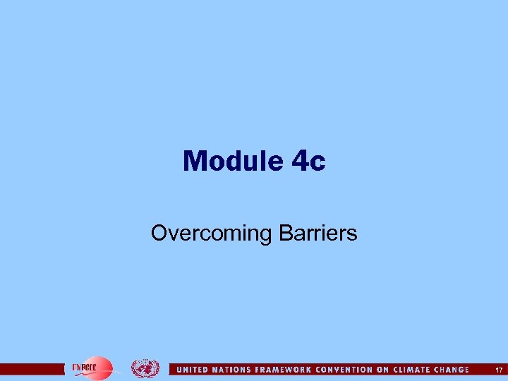 Module 4 c Overcoming Barriers 17 