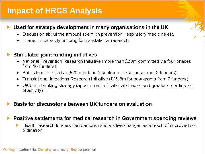 Impact of HRCS Analysis Used for strategy development in many organisations in the UK