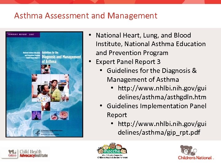 Asthma Assessment and Management • National Heart, Lung, and Blood Institute, National Asthma Education