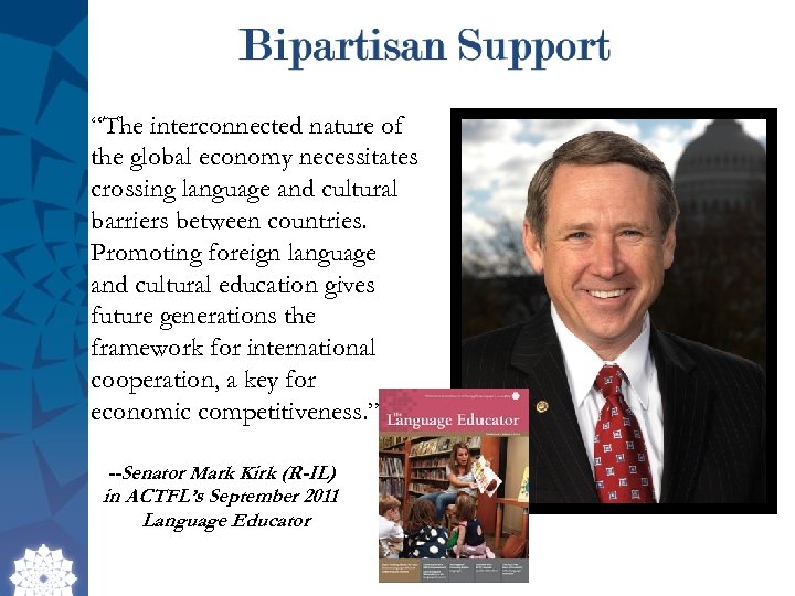 “The interconnected nature of the global economy necessitates crossing language and cultural barriers between