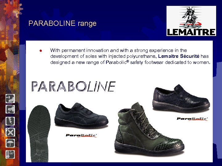 PARABOLINE range ® With permanent innovation and with a strong experience in the development