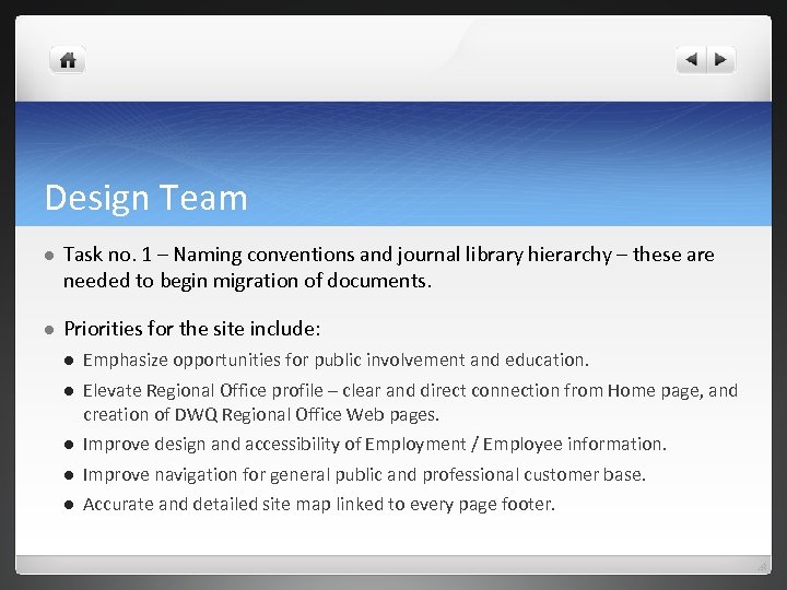 Design Team l Task no. 1 – Naming conventions and journal library hierarchy –