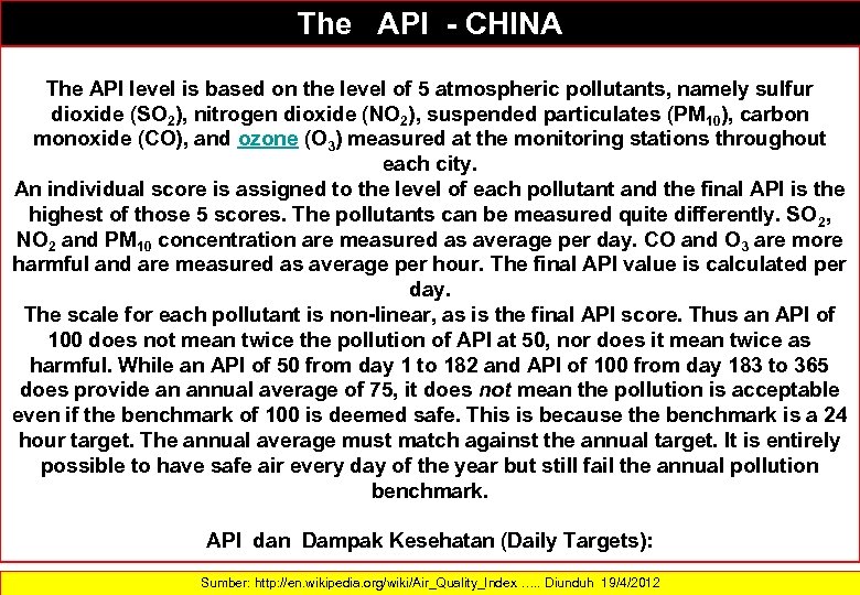 The API - CHINA The API level is based on the level of 5